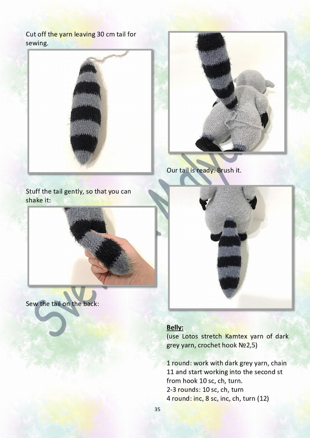 KROSH Raccoon (only crochet hook)