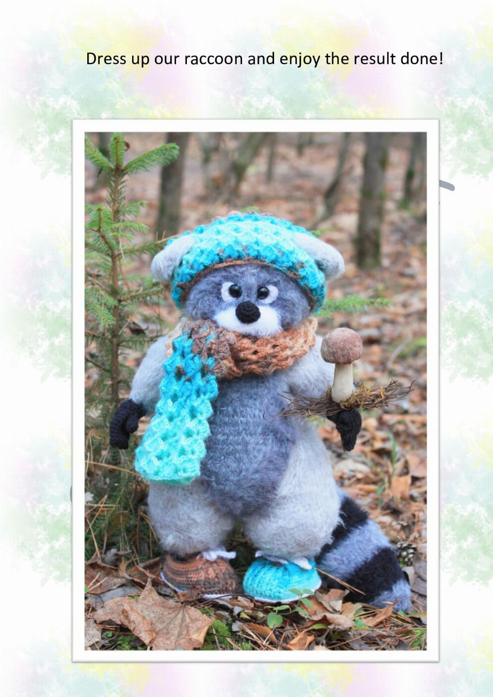 KROSH Raccoon (only crochet hook)