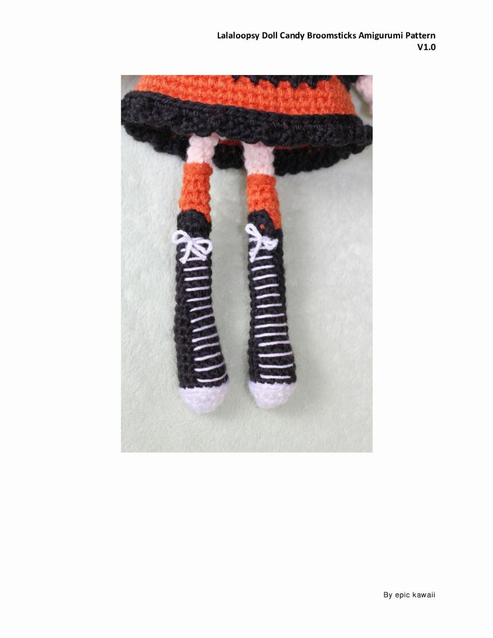 LALALOOPSY DOLL Candy Broomsticks AMIGURUMI PATTERN