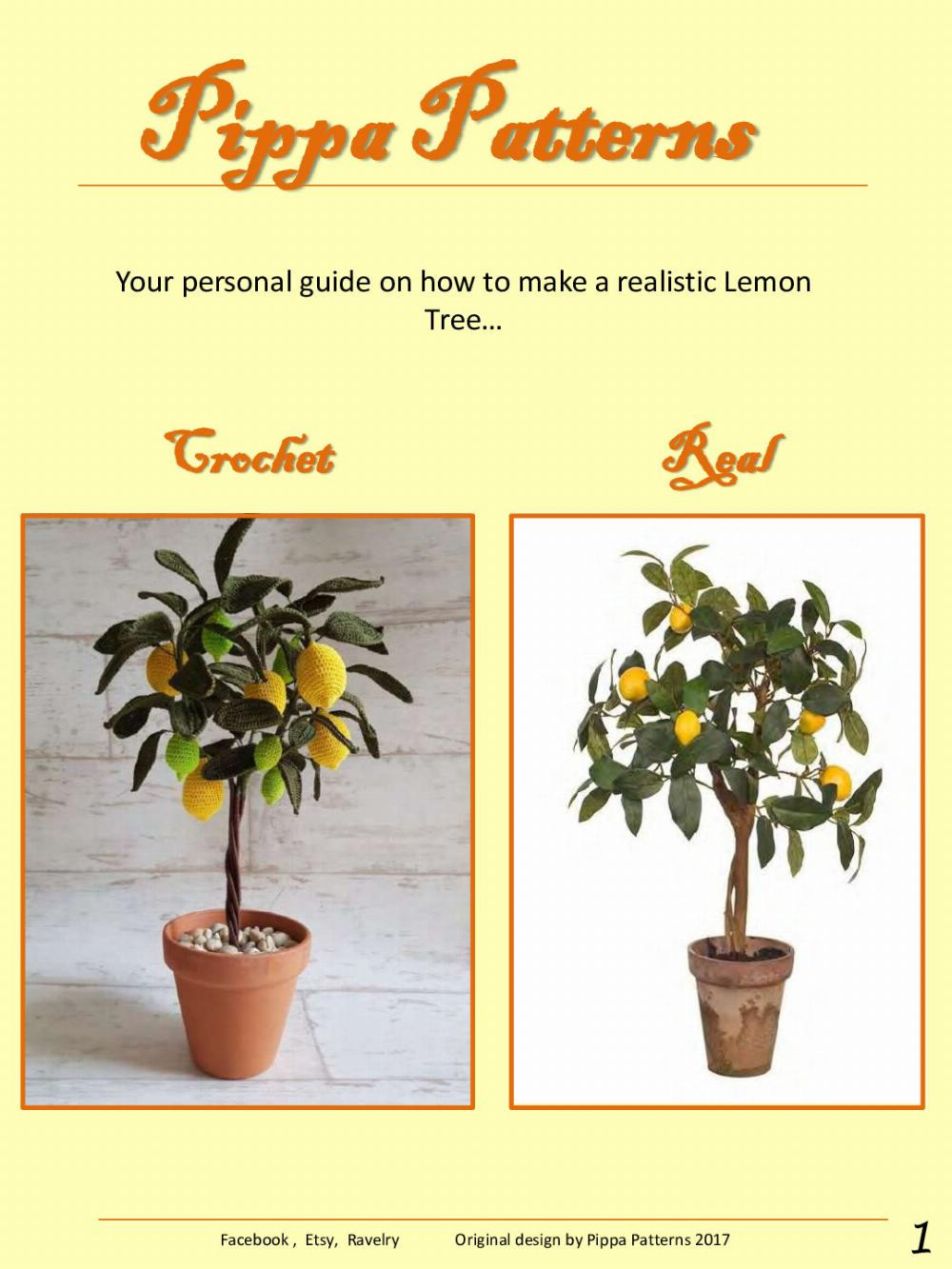 Lemon Tree Patterns and Instructions