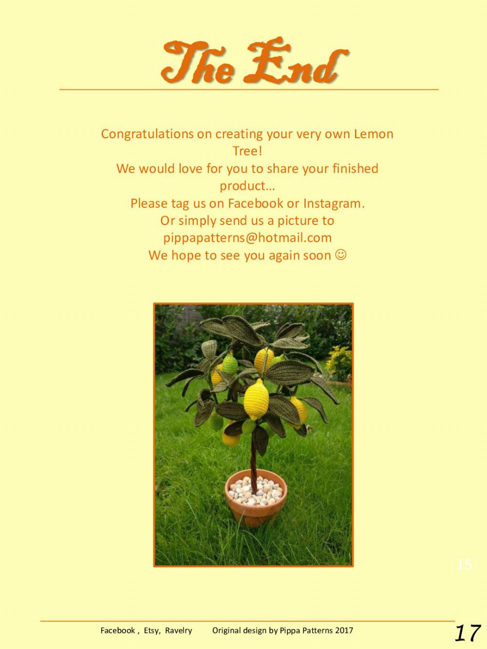 Lemon Tree Patterns and Instructions