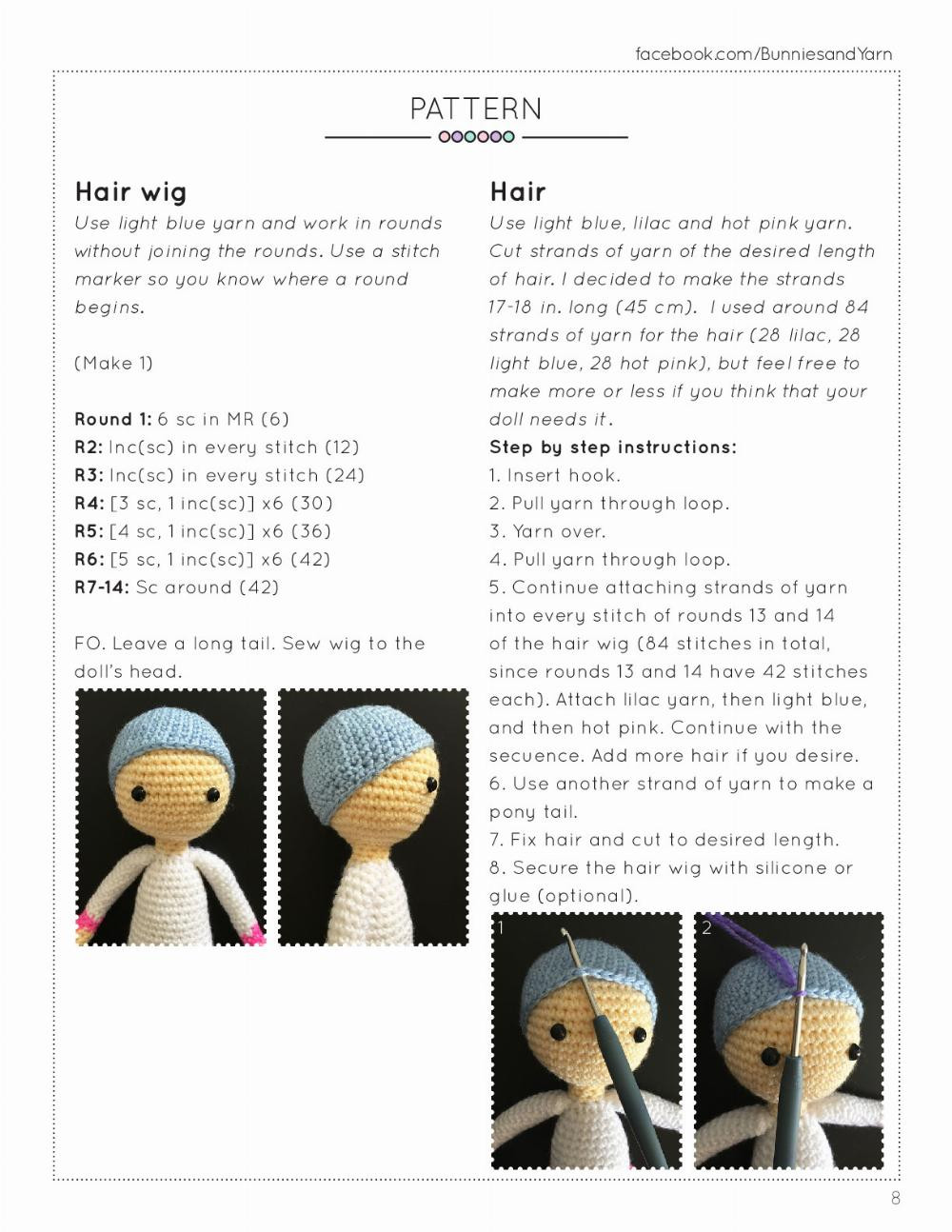 Linda the Unicorn Doll Crochet Pattern