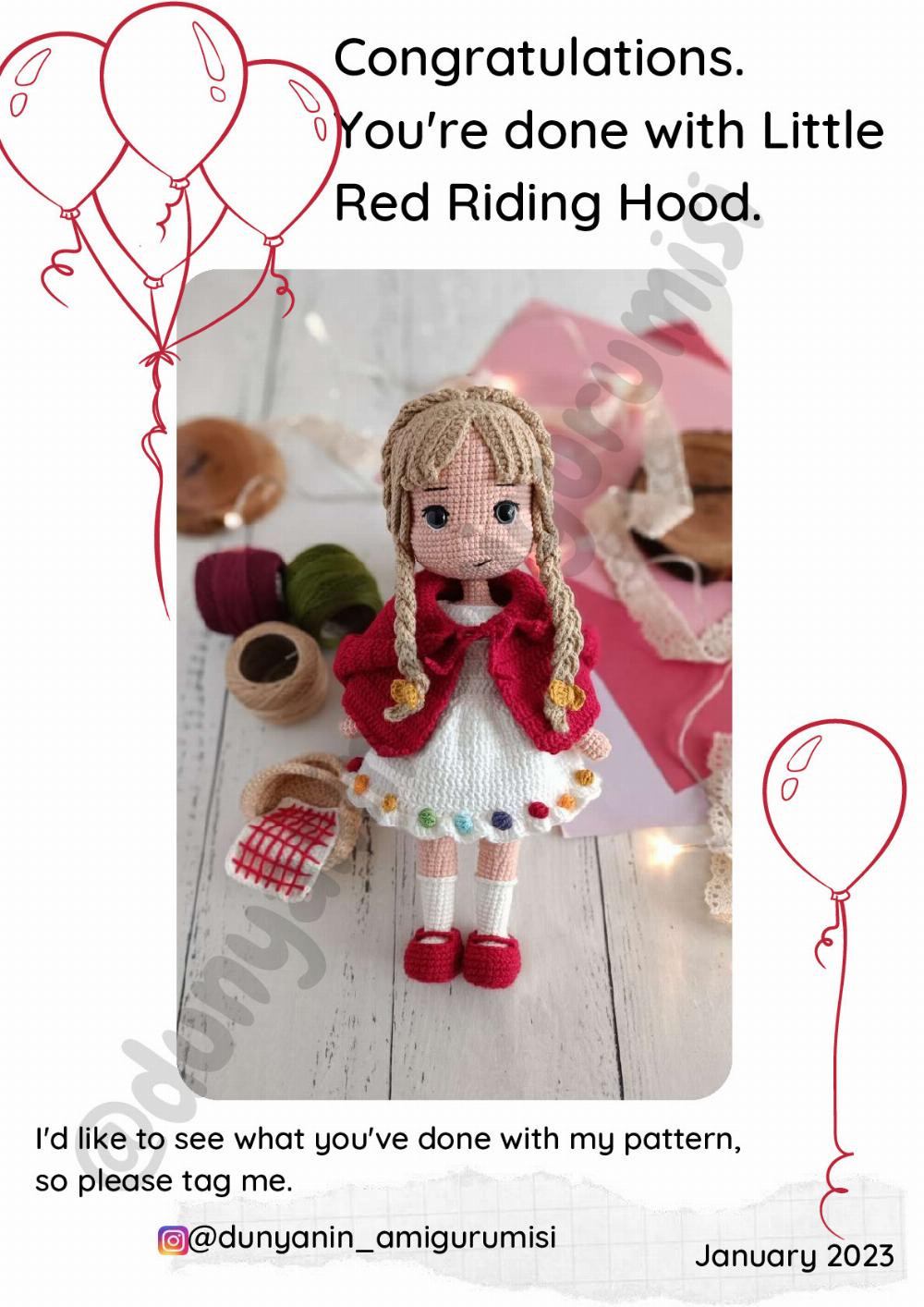 Little Red Riding Hood Pattern