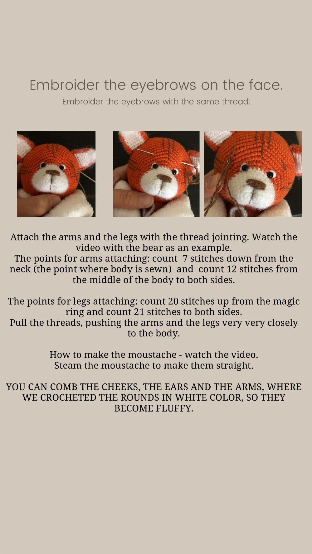 LITTLE TIGER CROCHET PATTERN pdf format