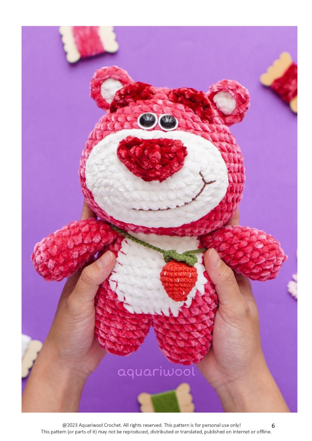 LOTSO BEAR crochet pattern