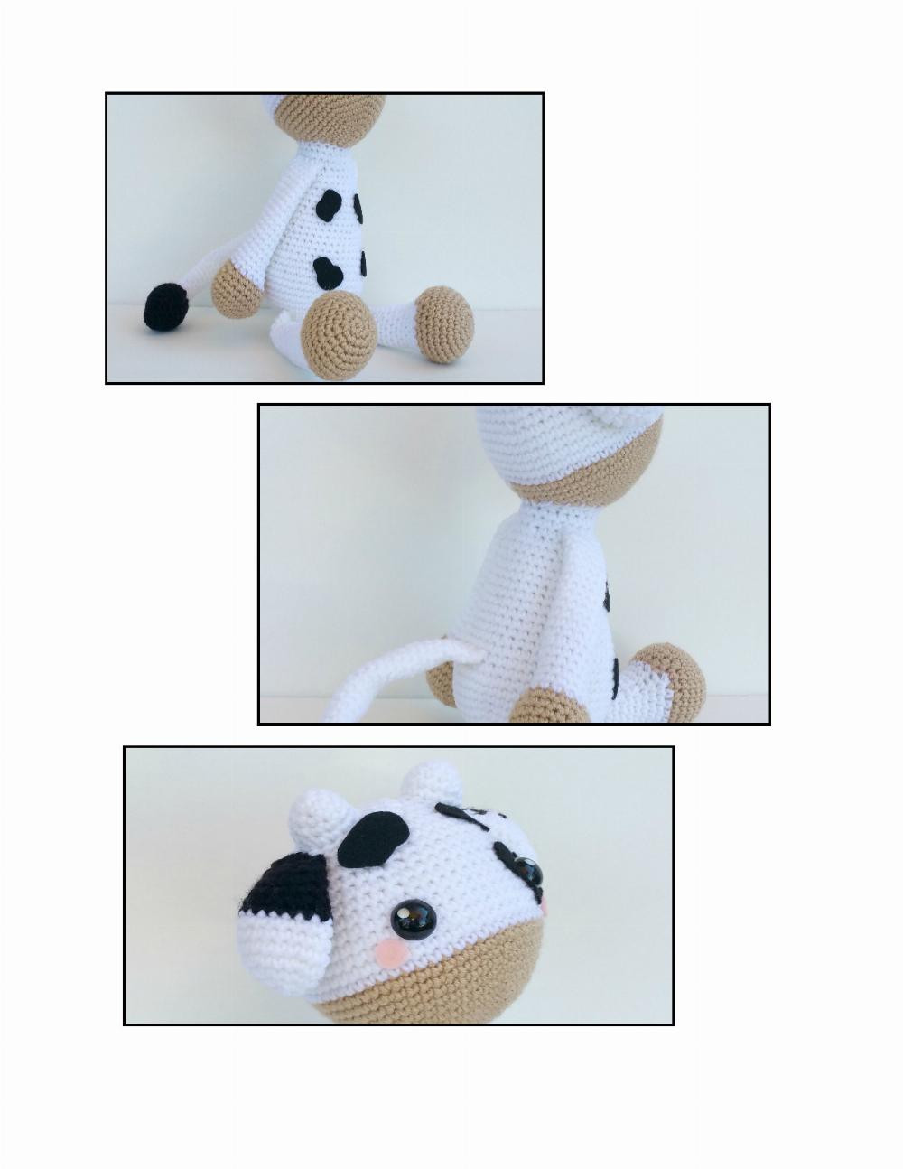 Mabel the Cow Crochet Pattern