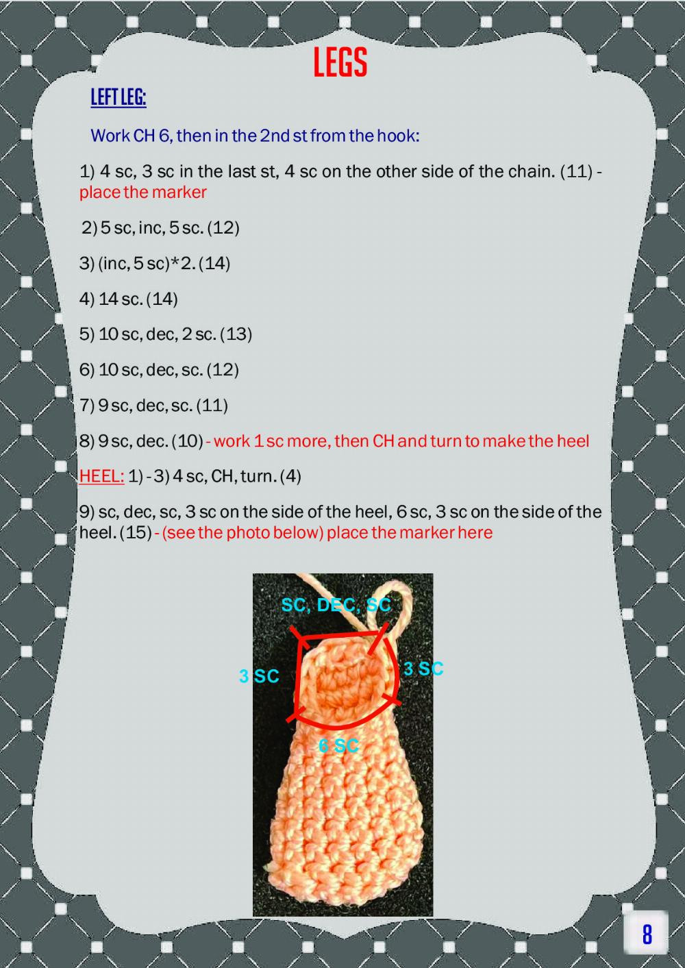 male body crochet pattern