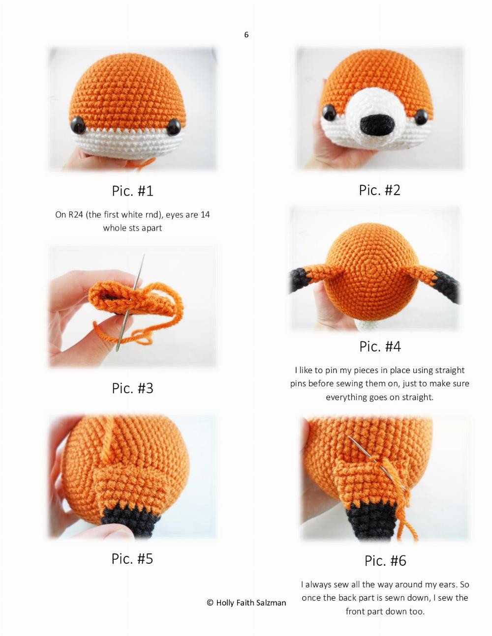 Meet Freddy the Fox crochet pattern