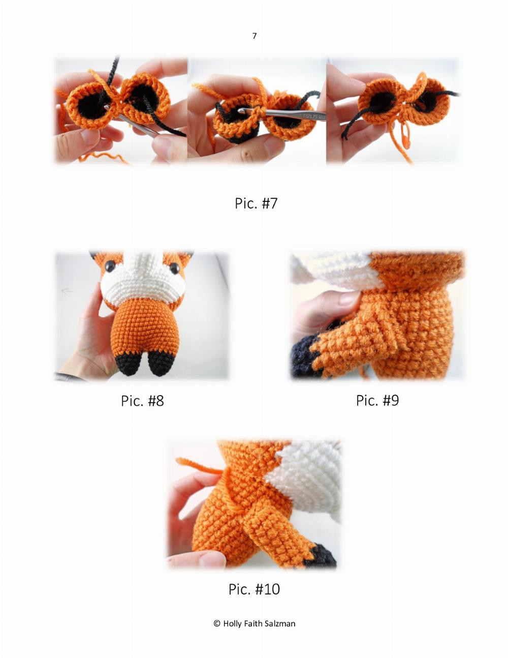 Meet Freddy the Fox crochet pattern