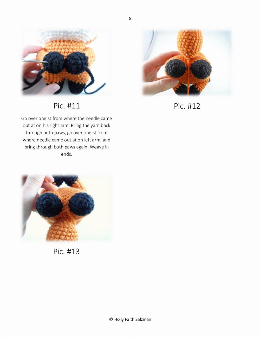 Meet Freddy the Fox crochet pattern