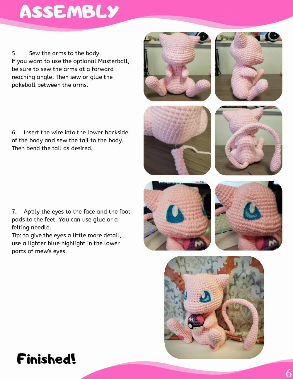 MEW AMIGURUMI PATTERN