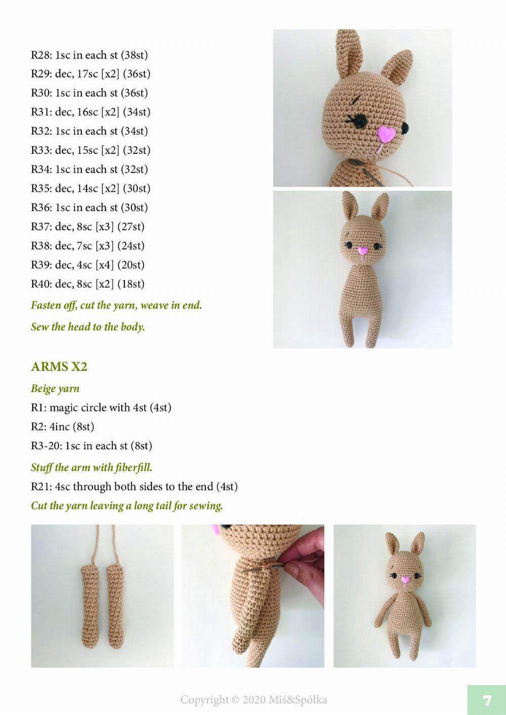 MIA THE BUNNY CROCHET PATTERN