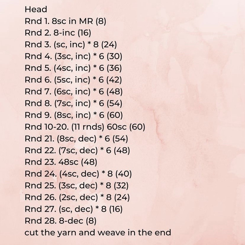 miffy free pattern