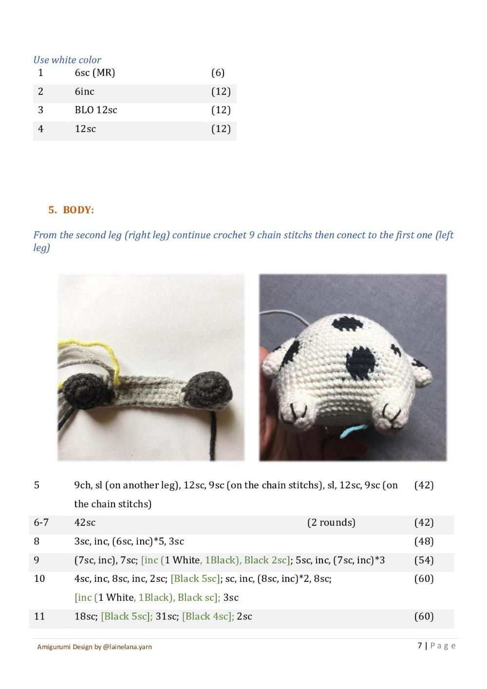 Milky The Dog crochet pattern