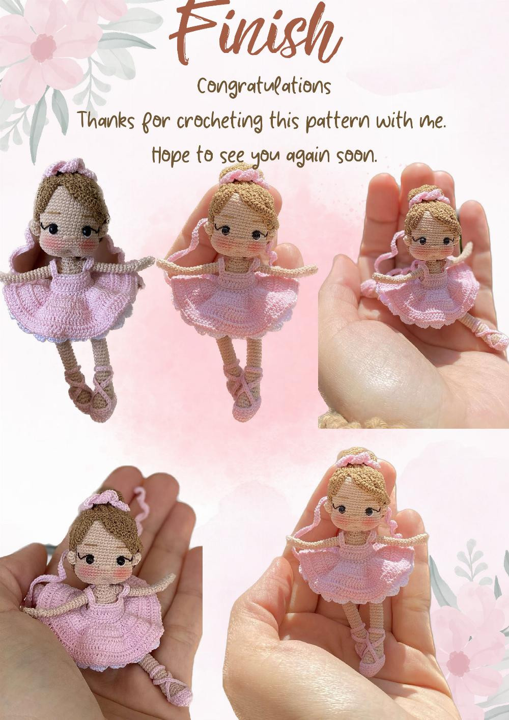 Miniature Ballerina Doll English