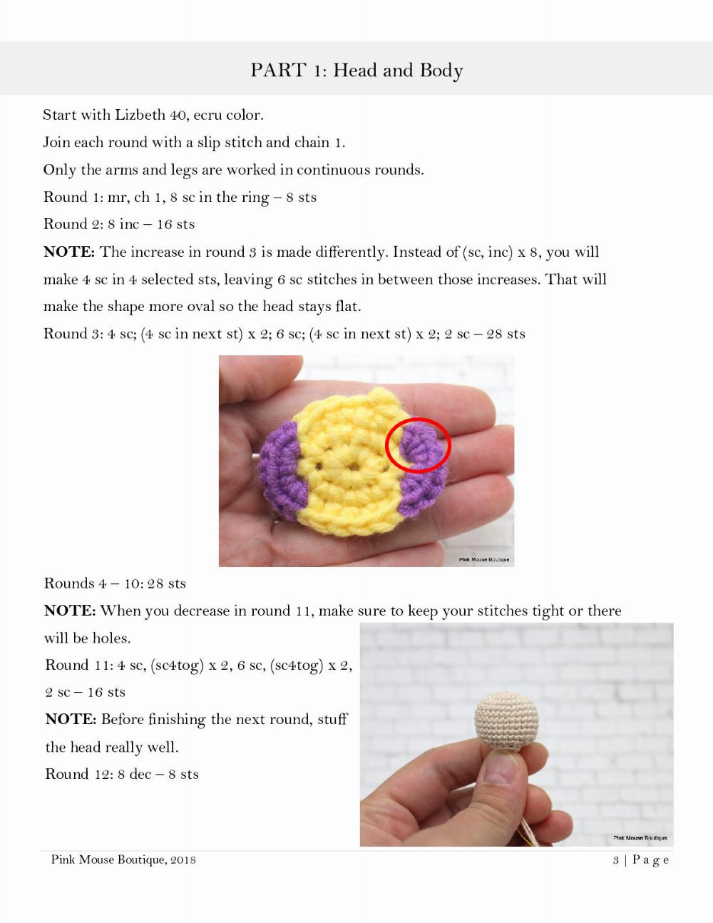 MISTER BUZZ BEE mini crochet pattern