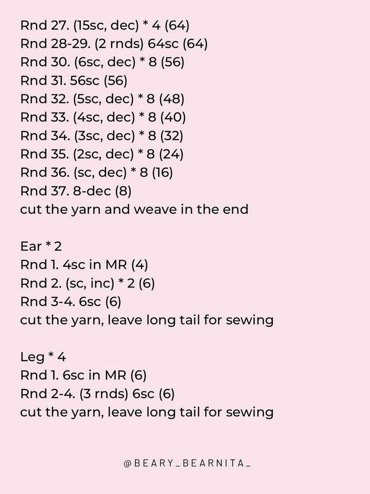 molang & piupiu free pattern