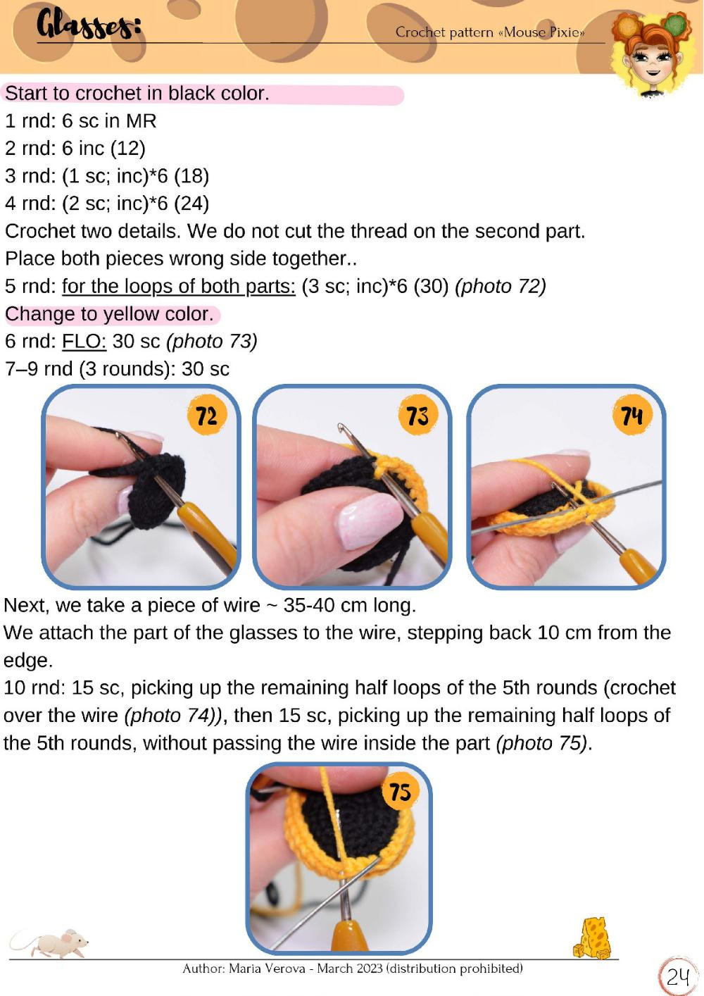 mouse pixie crochet pattern