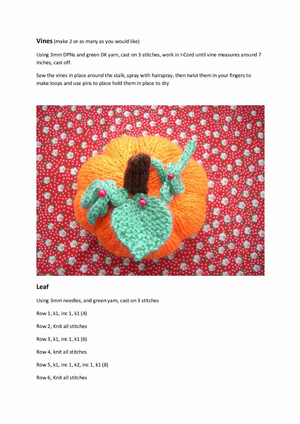 Natural Halloween Pumpkins crochet pattern