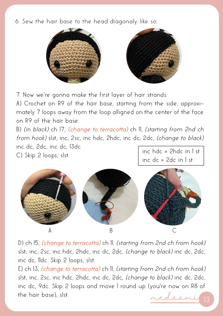 Nezuko free pattern english