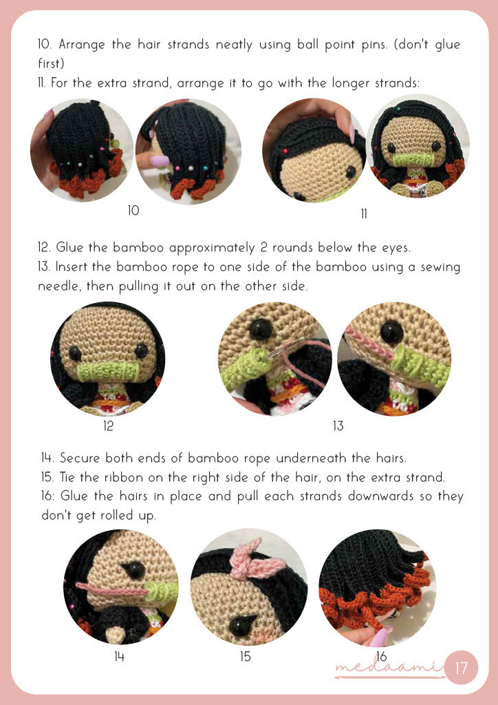 Nezuko free pattern english