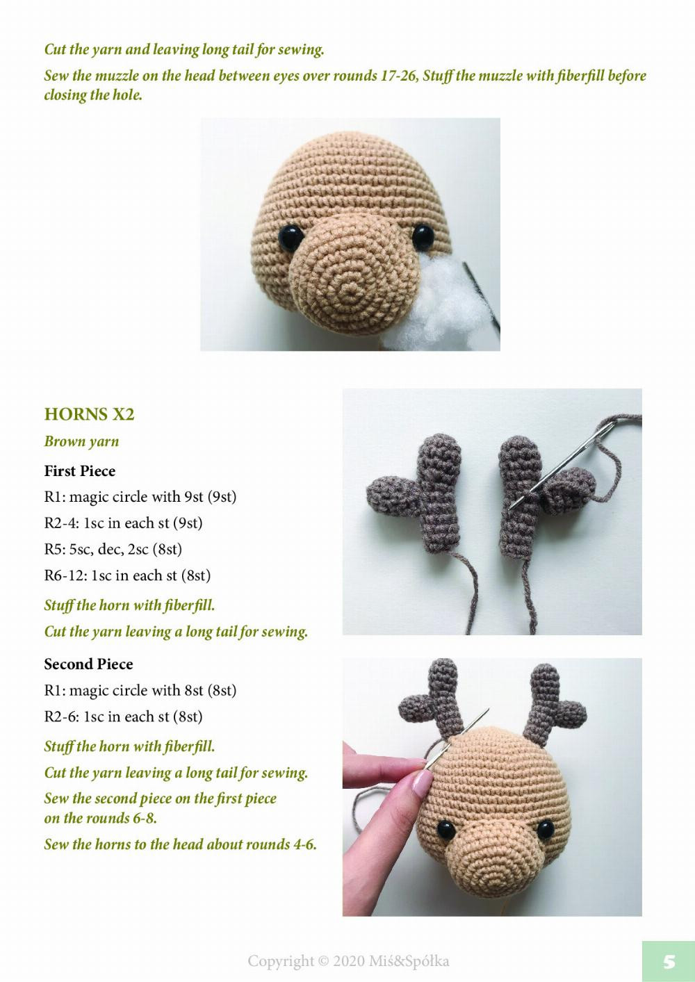 OLIVER THE REINDEER CROCHET PATTERN