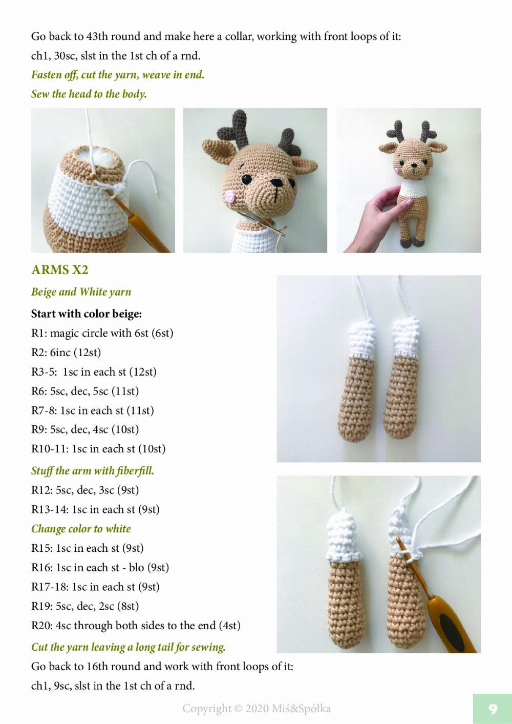 OLIVER THE REINDEER CROCHET PATTERN