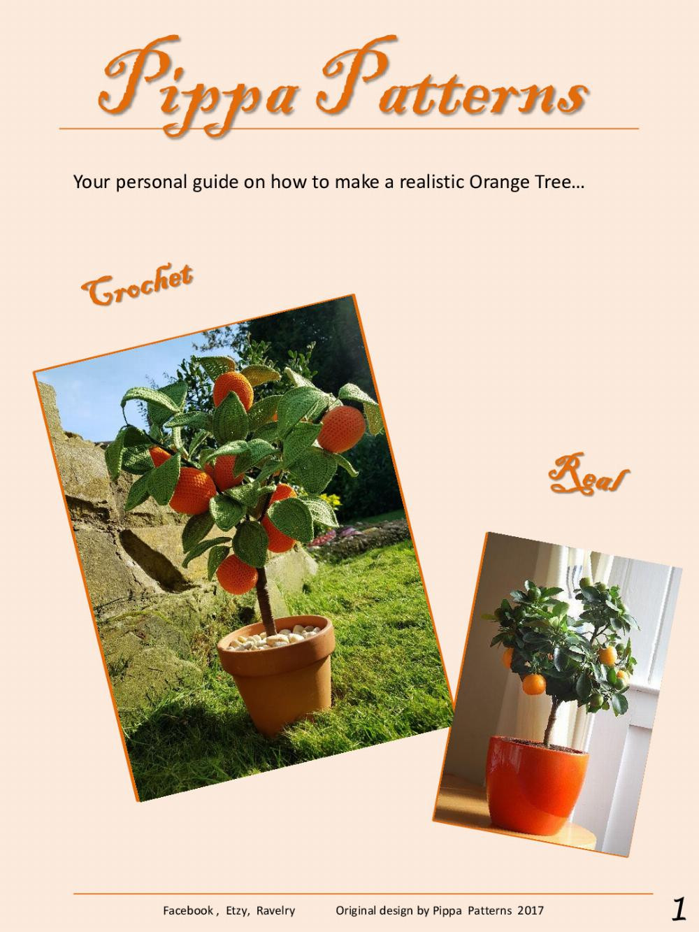 Orange Tree Pattern and Instructions