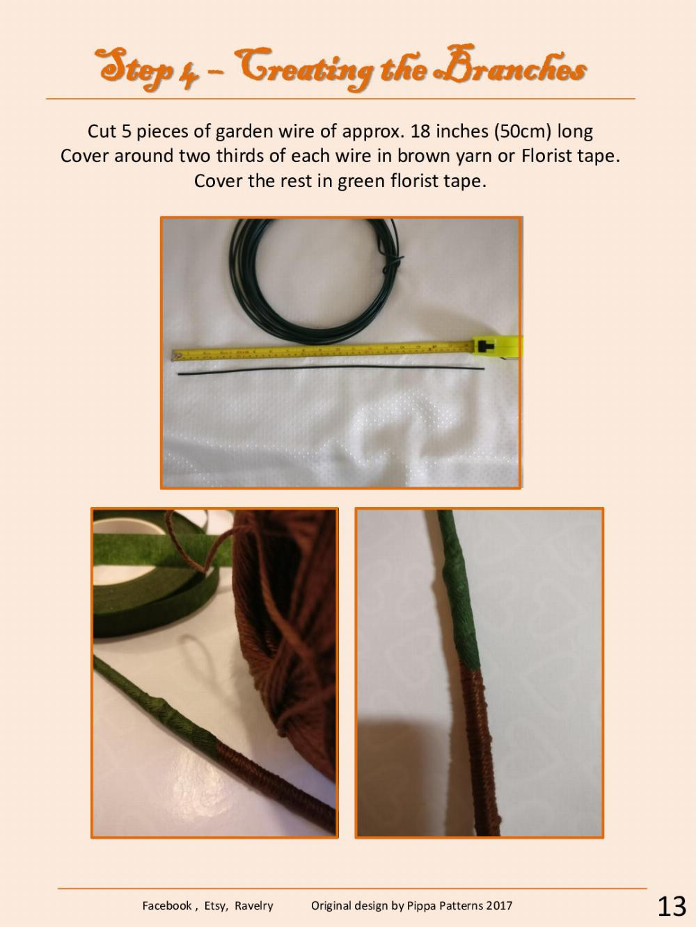 Orange Tree Pattern and Instructions