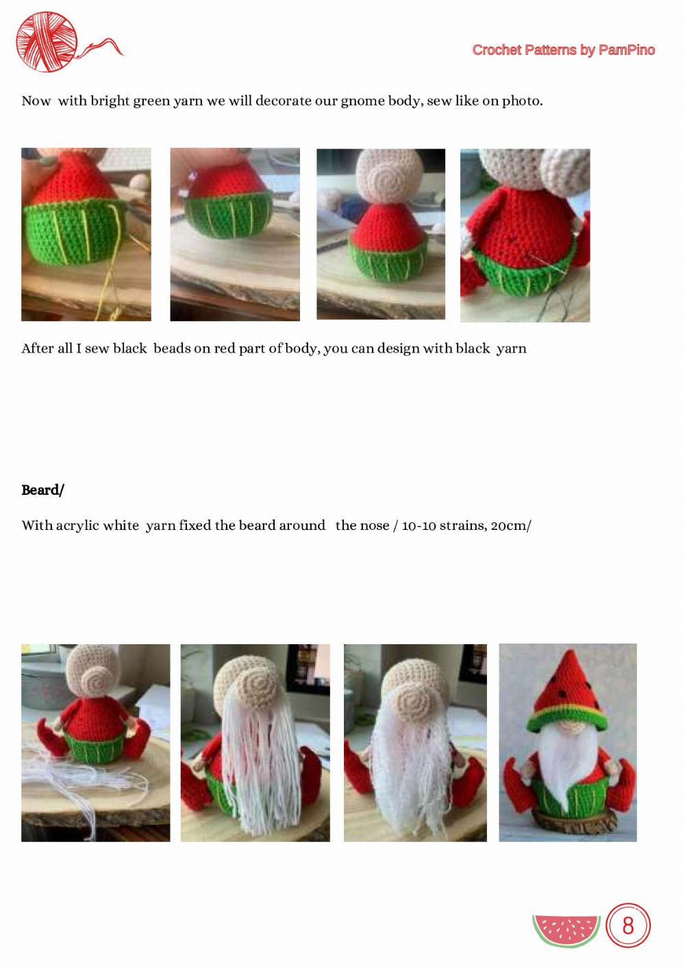 PamPino design Watermelon Gnome