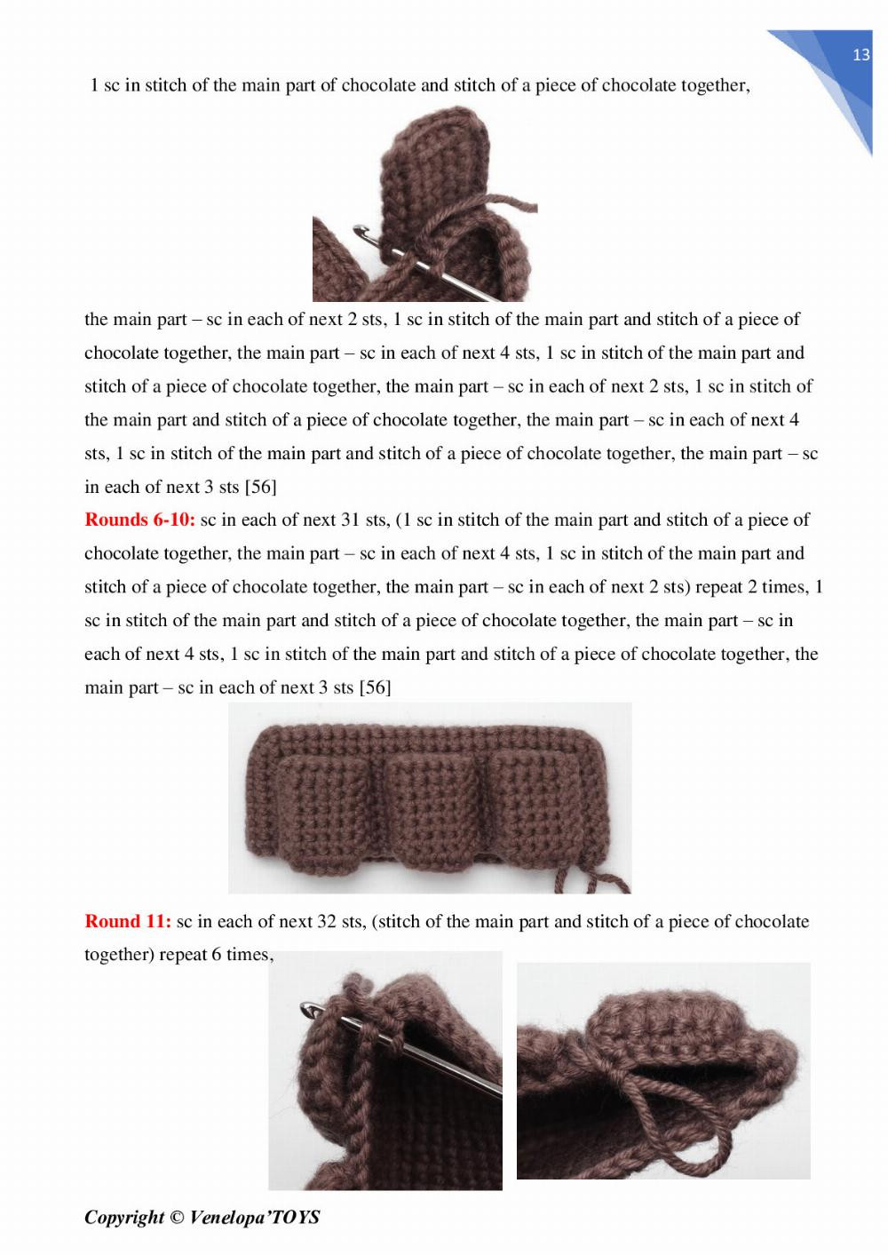 Pattern «Chocolate Bar» keychain