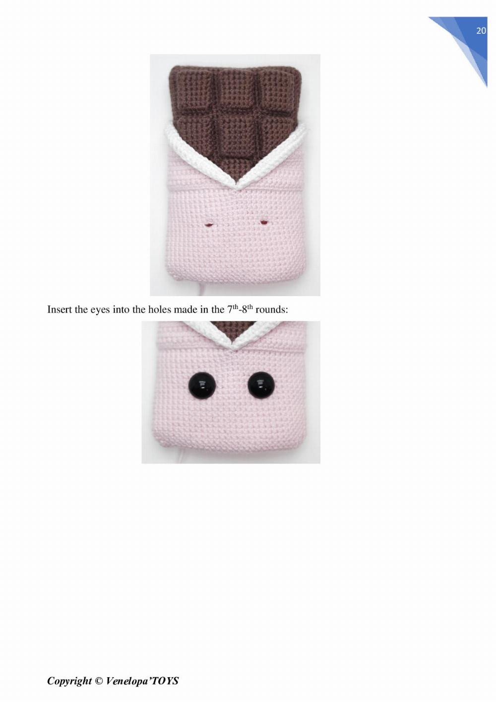 Pattern «Chocolate Bar» keychain