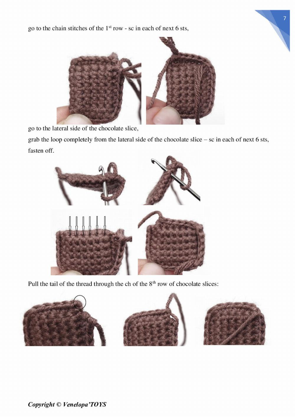 Pattern «Chocolate Bar» keychain