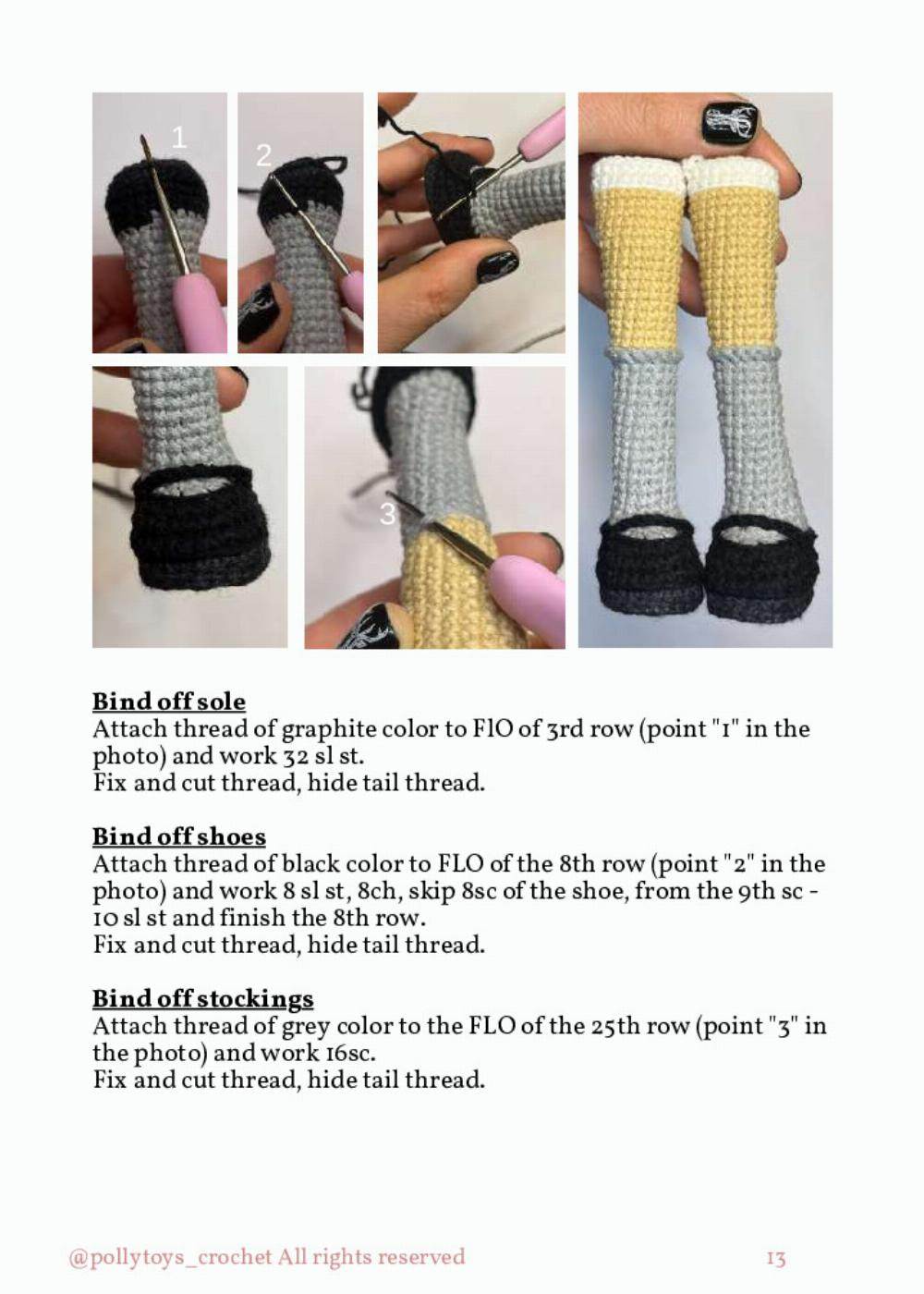 PATTERN CROCHET DOLL HERMIONE GRANGER AND CROOKSHANKS