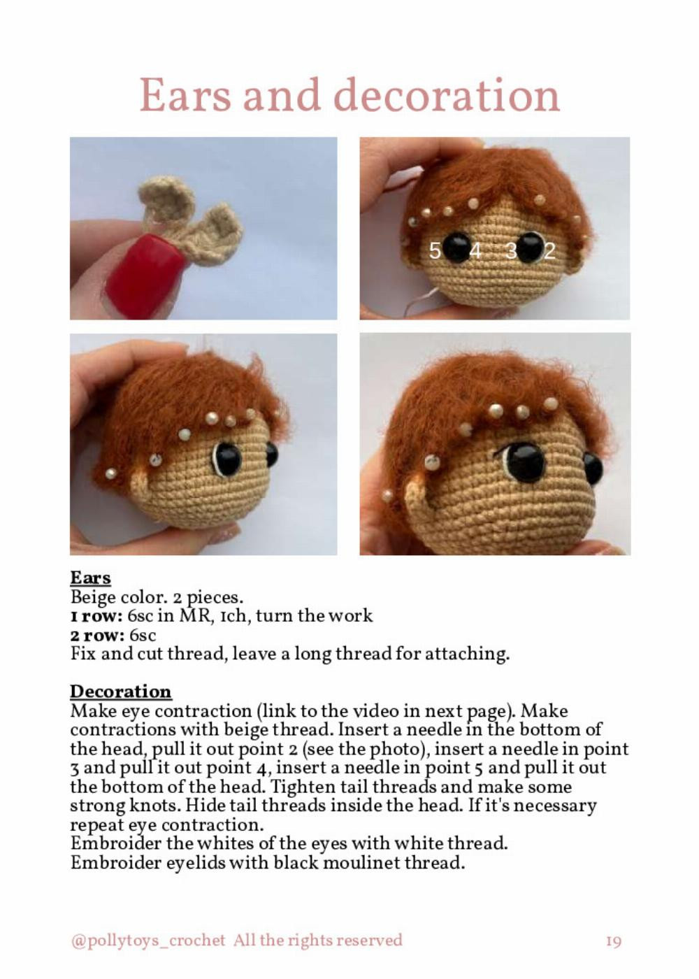 PATTERN CROCHET DOLL RON WEASLEY AND SCABBERS