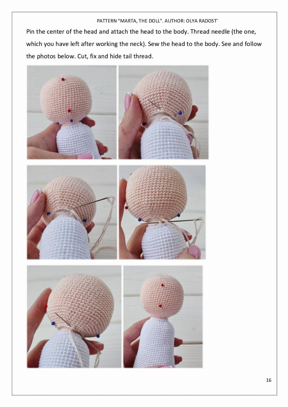 PATTERN “MARTA, THE DOLL”.