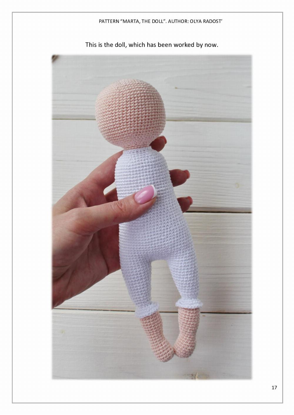 PATTERN “MARTA, THE DOLL”.