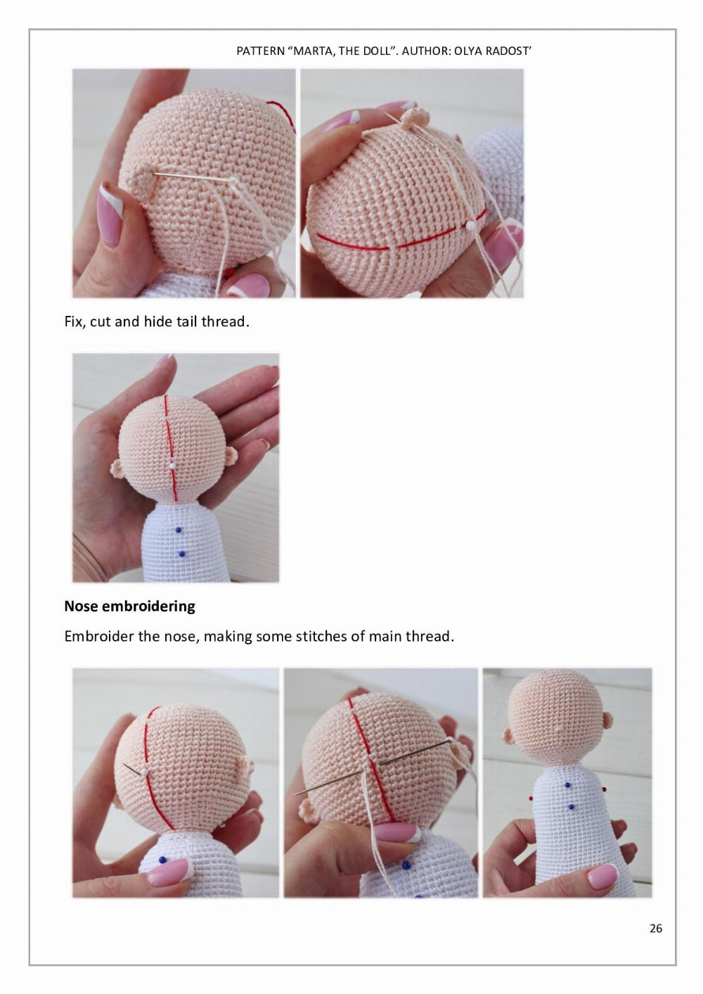 PATTERN “MARTA, THE DOLL”.