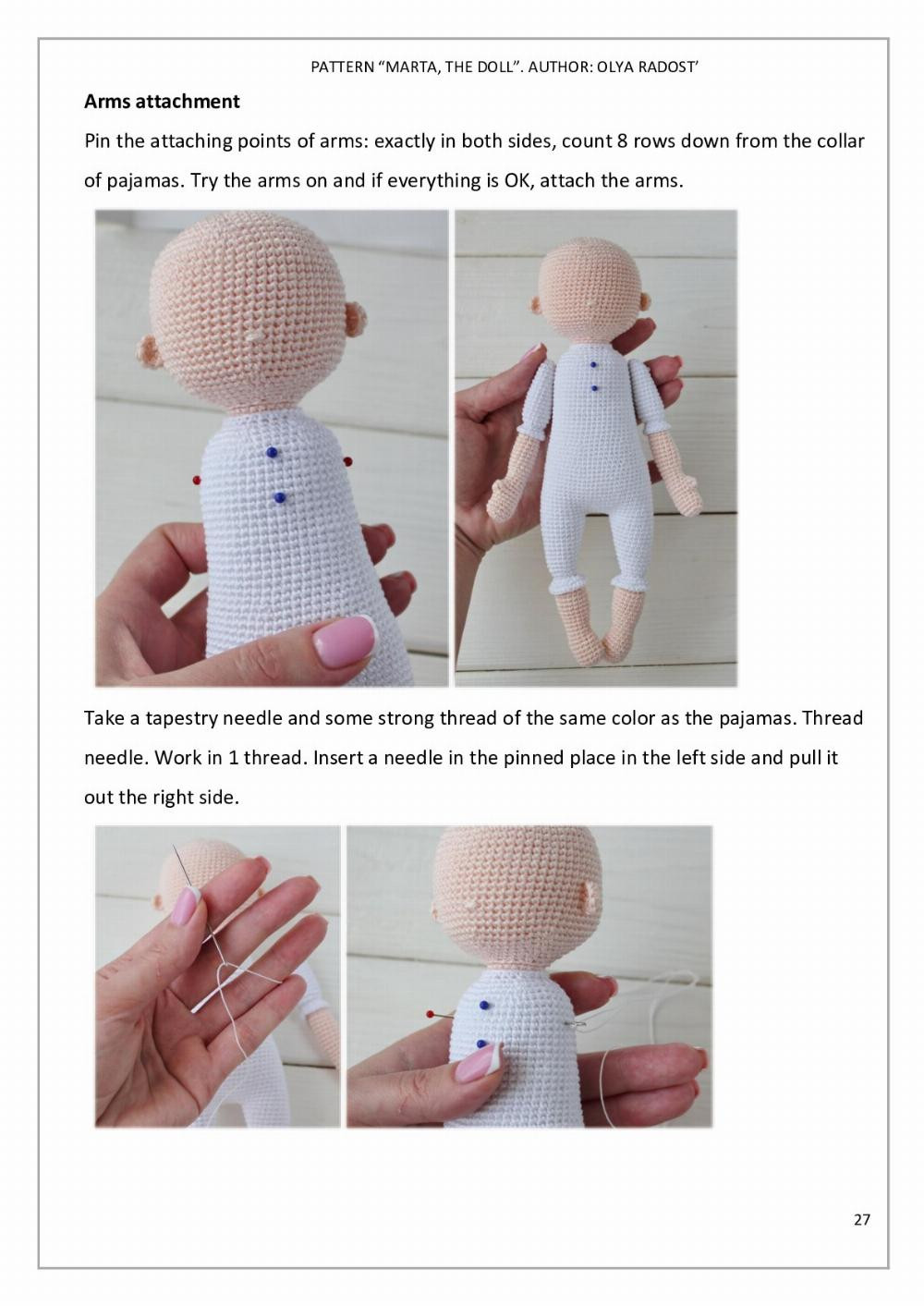 PATTERN “MARTA, THE DOLL”.