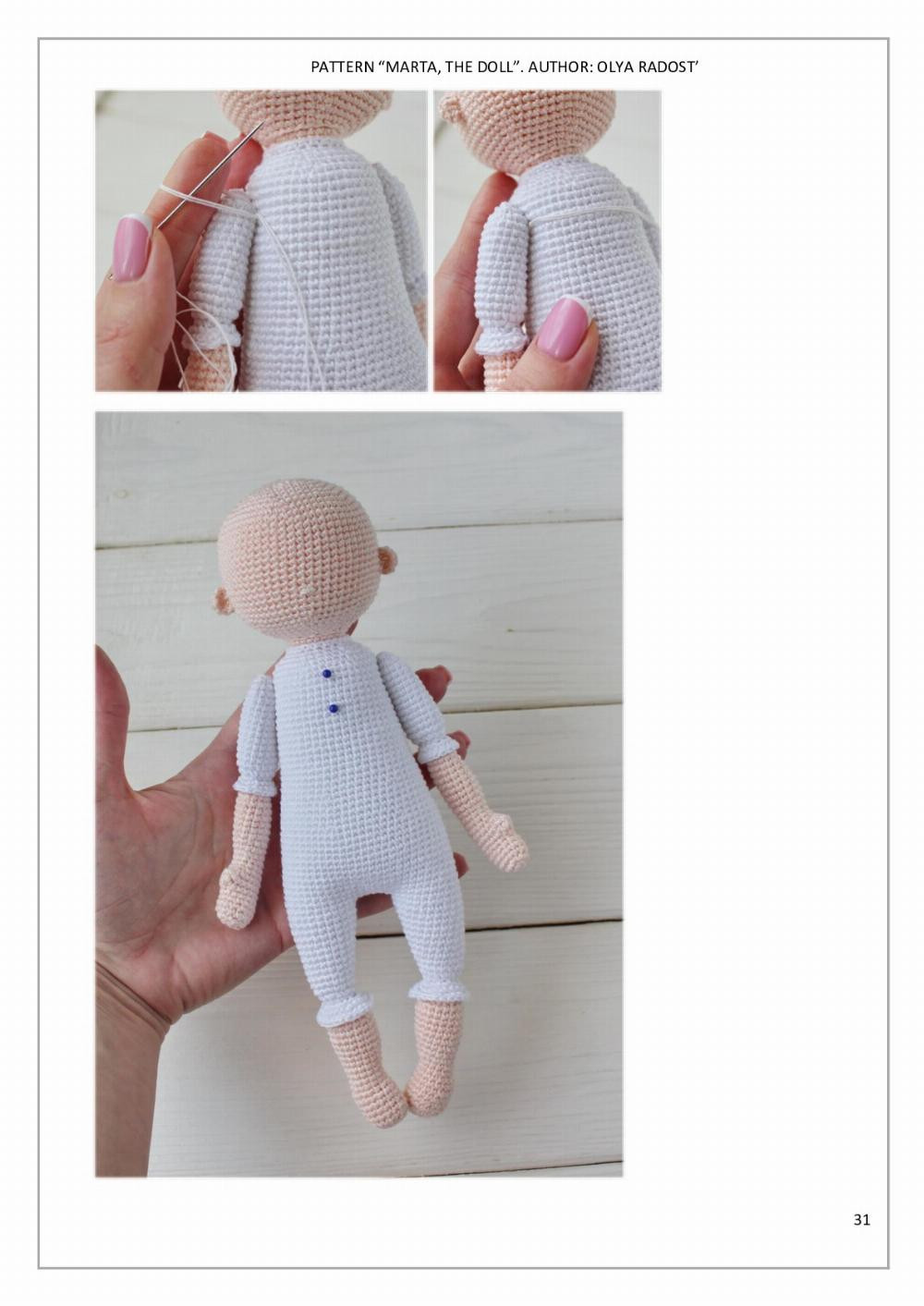 PATTERN “MARTA, THE DOLL”.