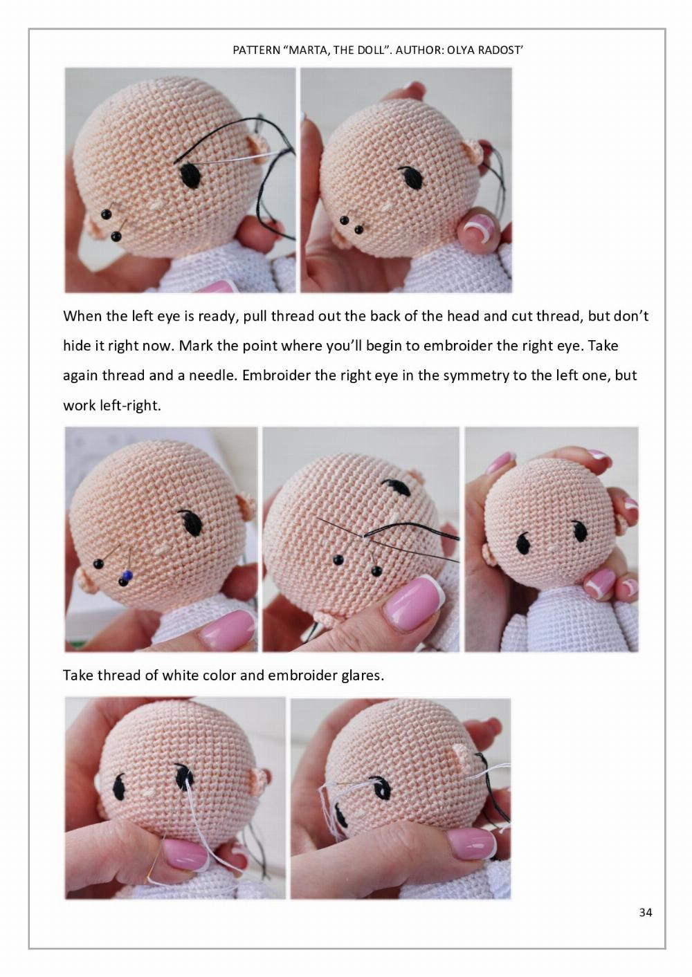 PATTERN “MARTA, THE DOLL”.