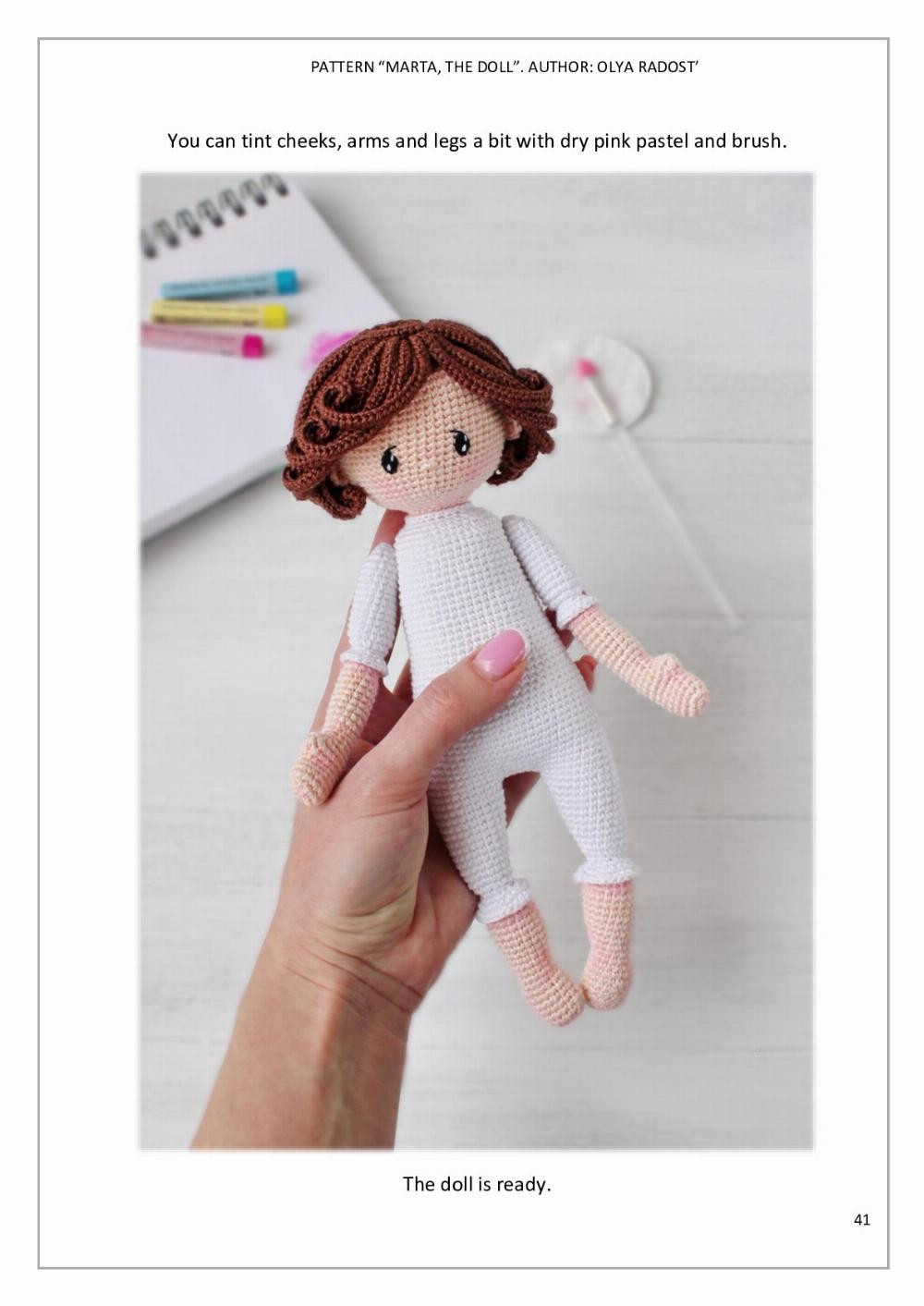 PATTERN “MARTA, THE DOLL”.