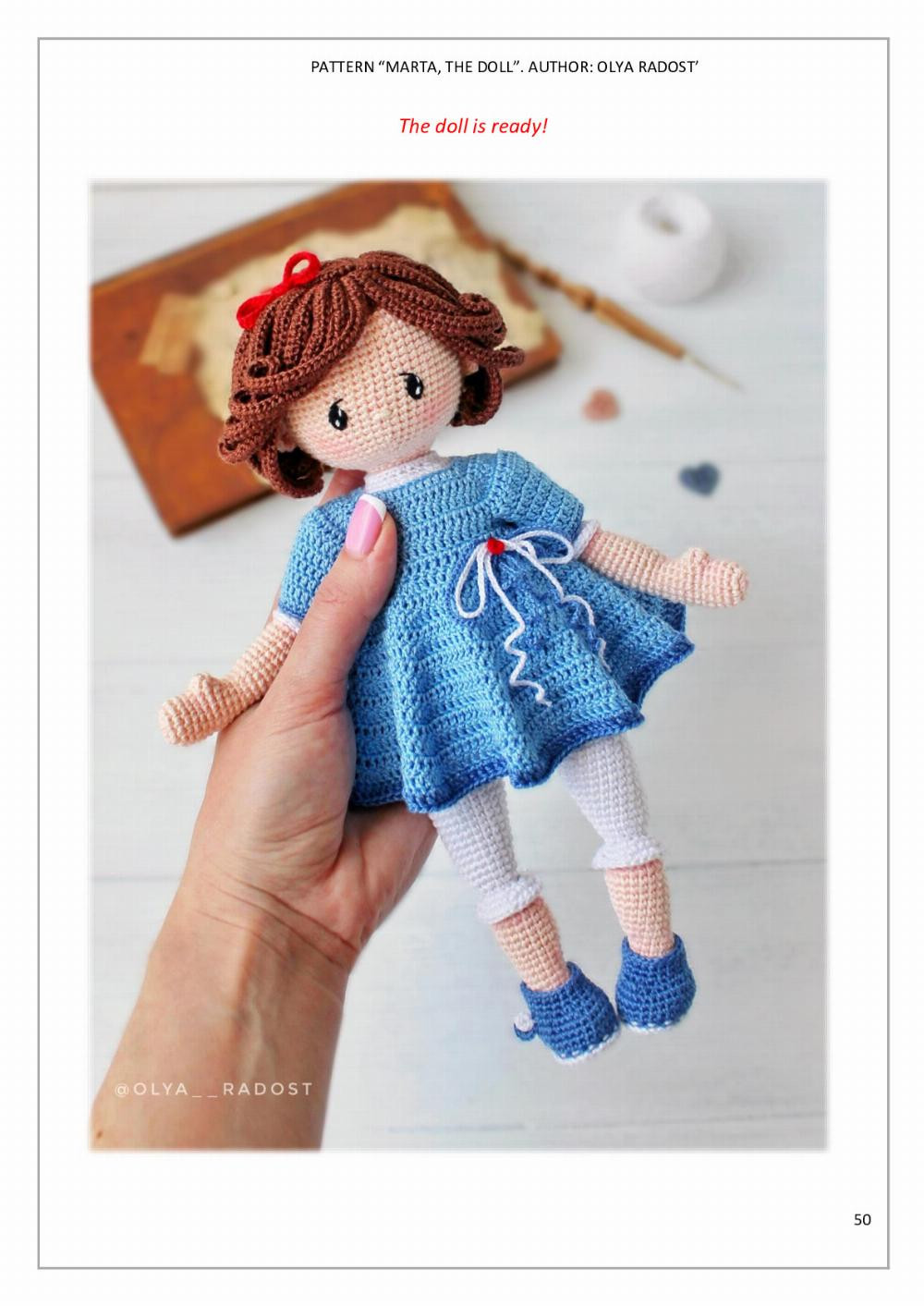 PATTERN “MARTA, THE DOLL”.