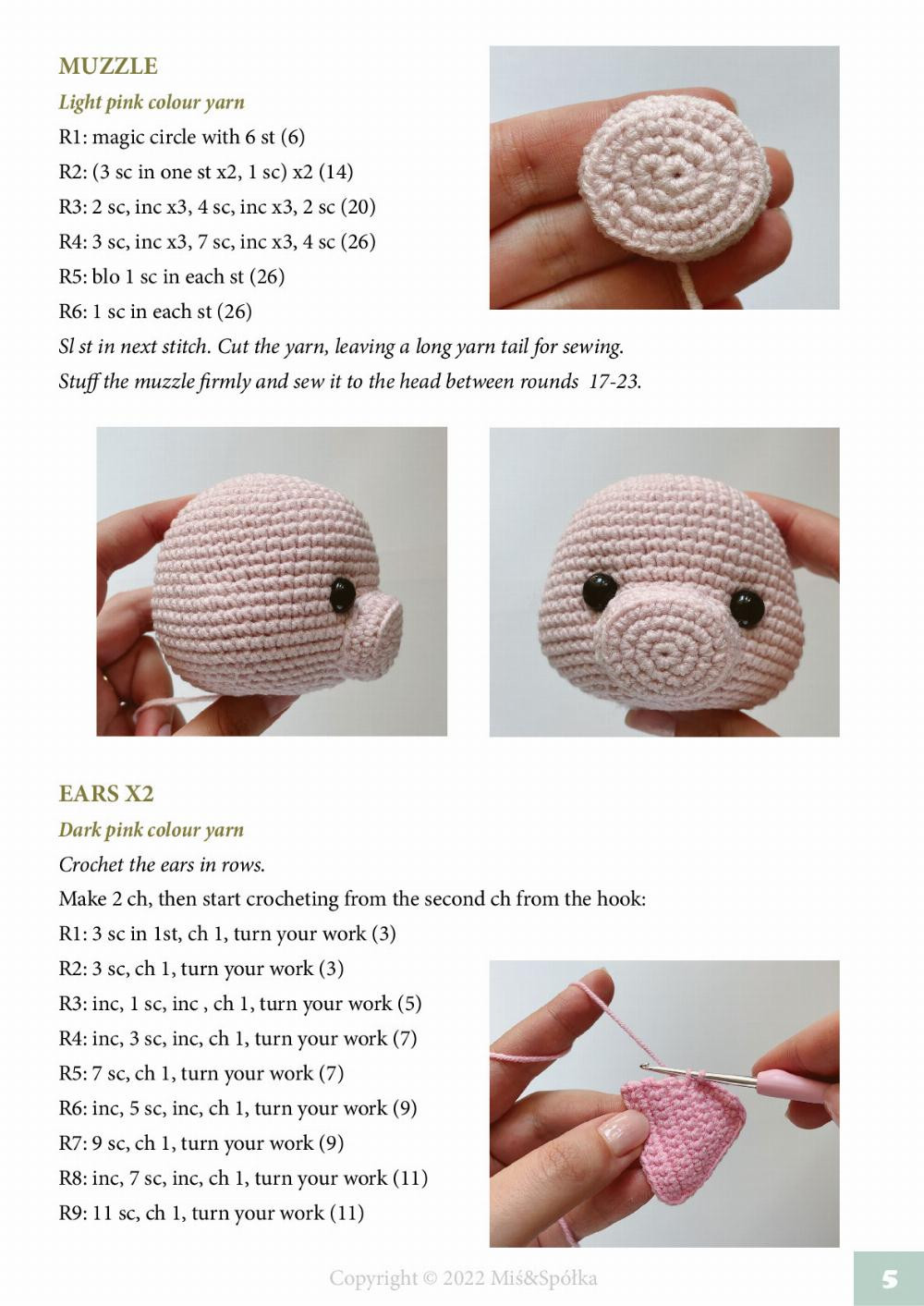 PETER THE PIG CROCHET PATTERN