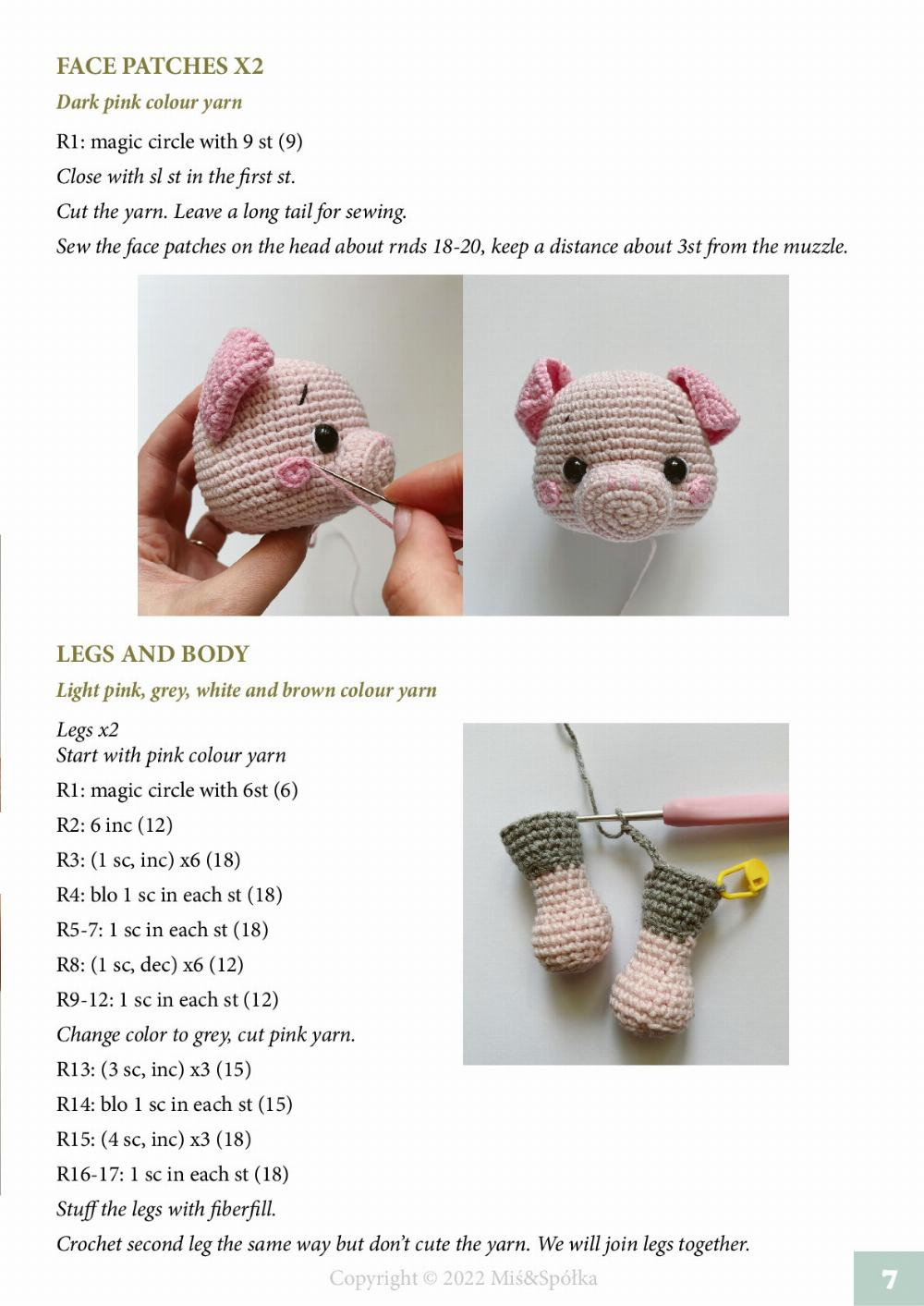 PETER THE PIG CROCHET PATTERN