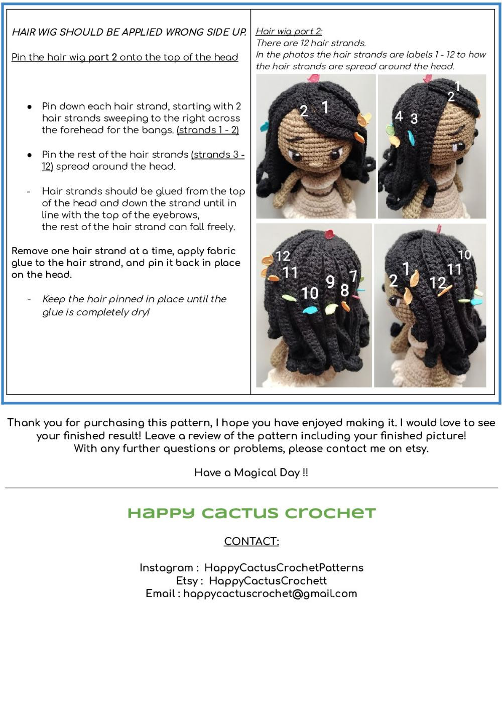 pocahontas doll crochet pattern