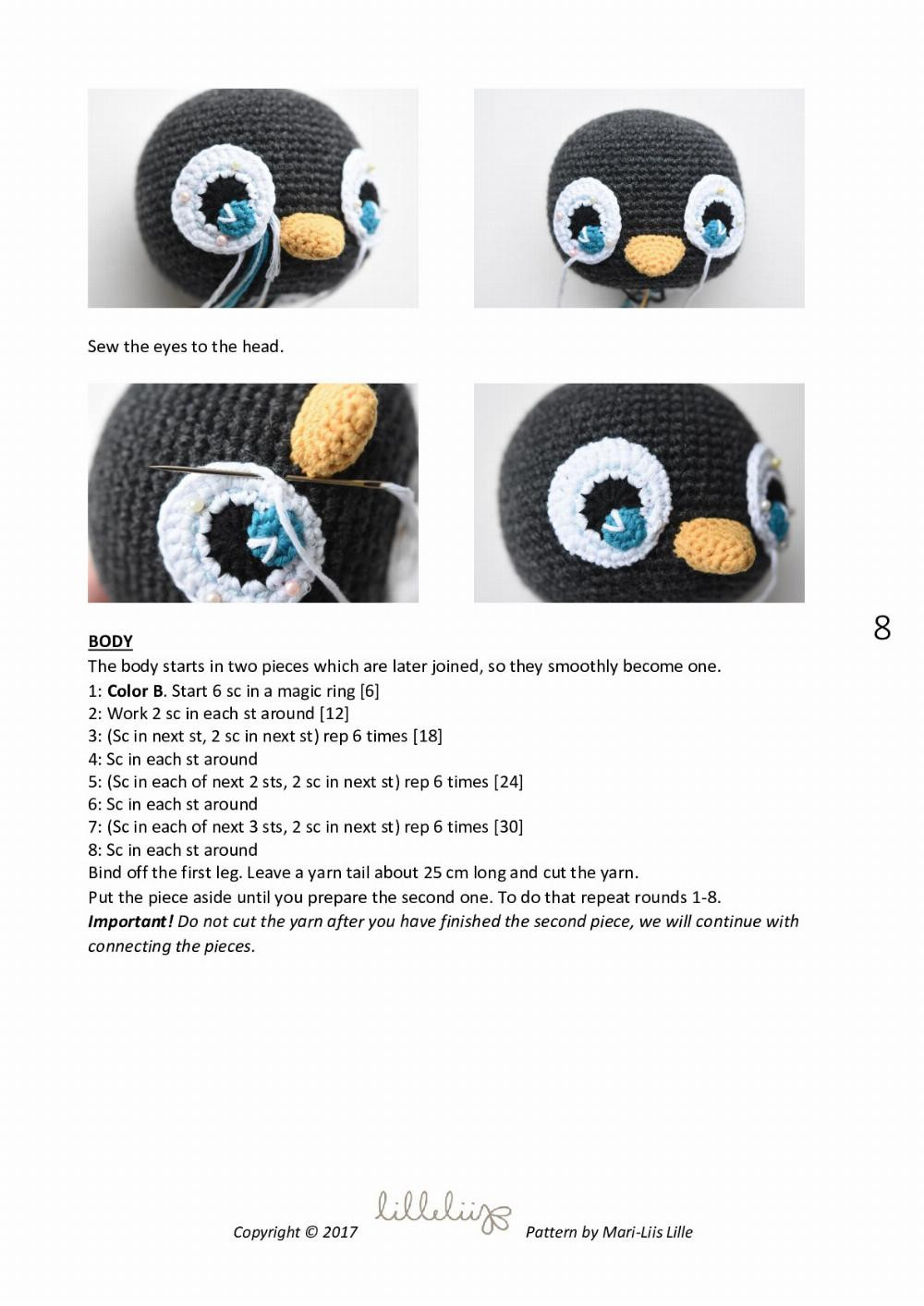 pompom hat penguin