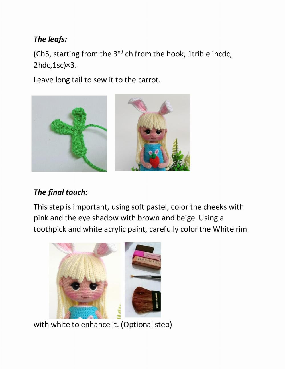 Ponny doll crochet pattern