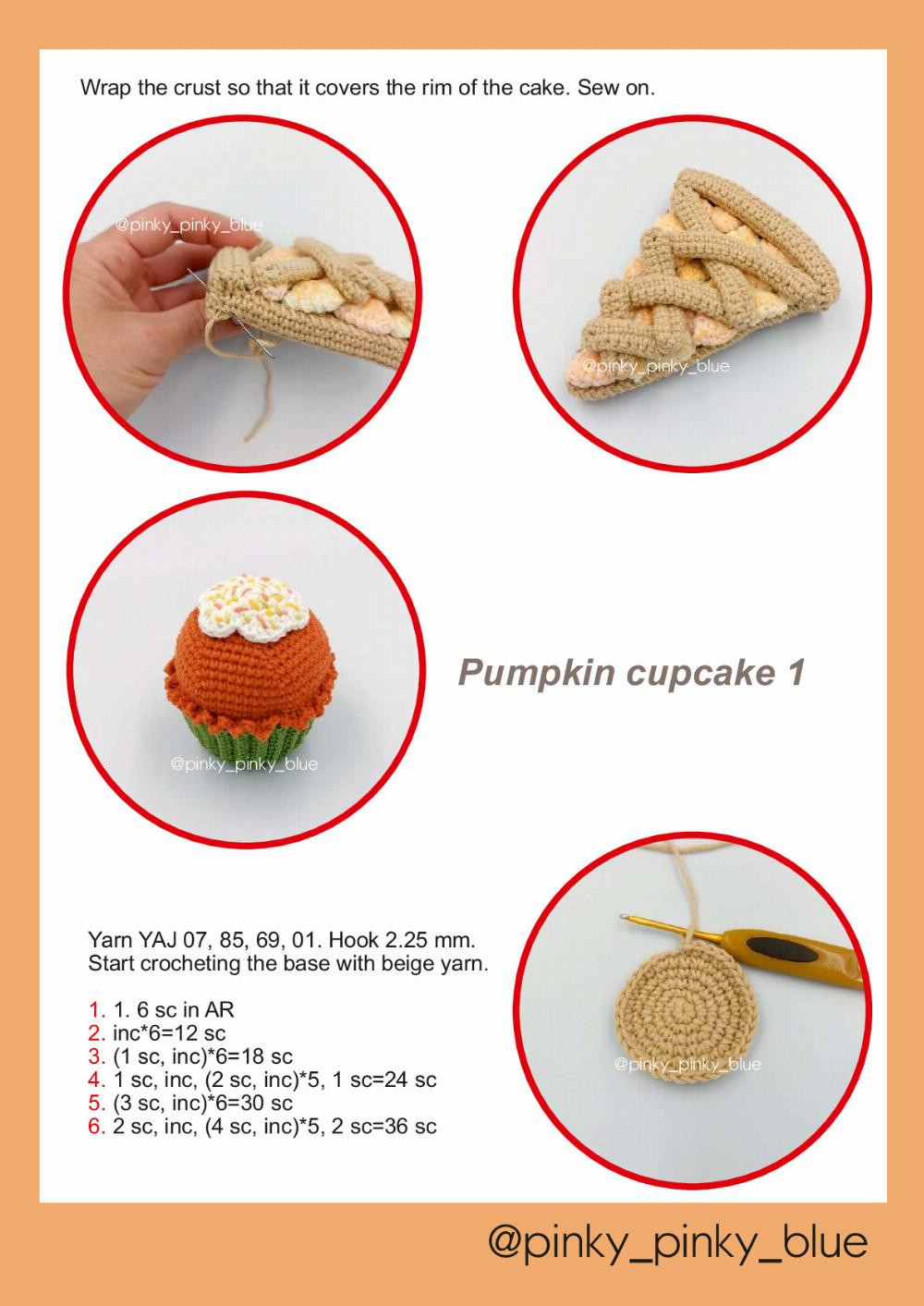 Pumpkin Spice Treats Crochet pattern