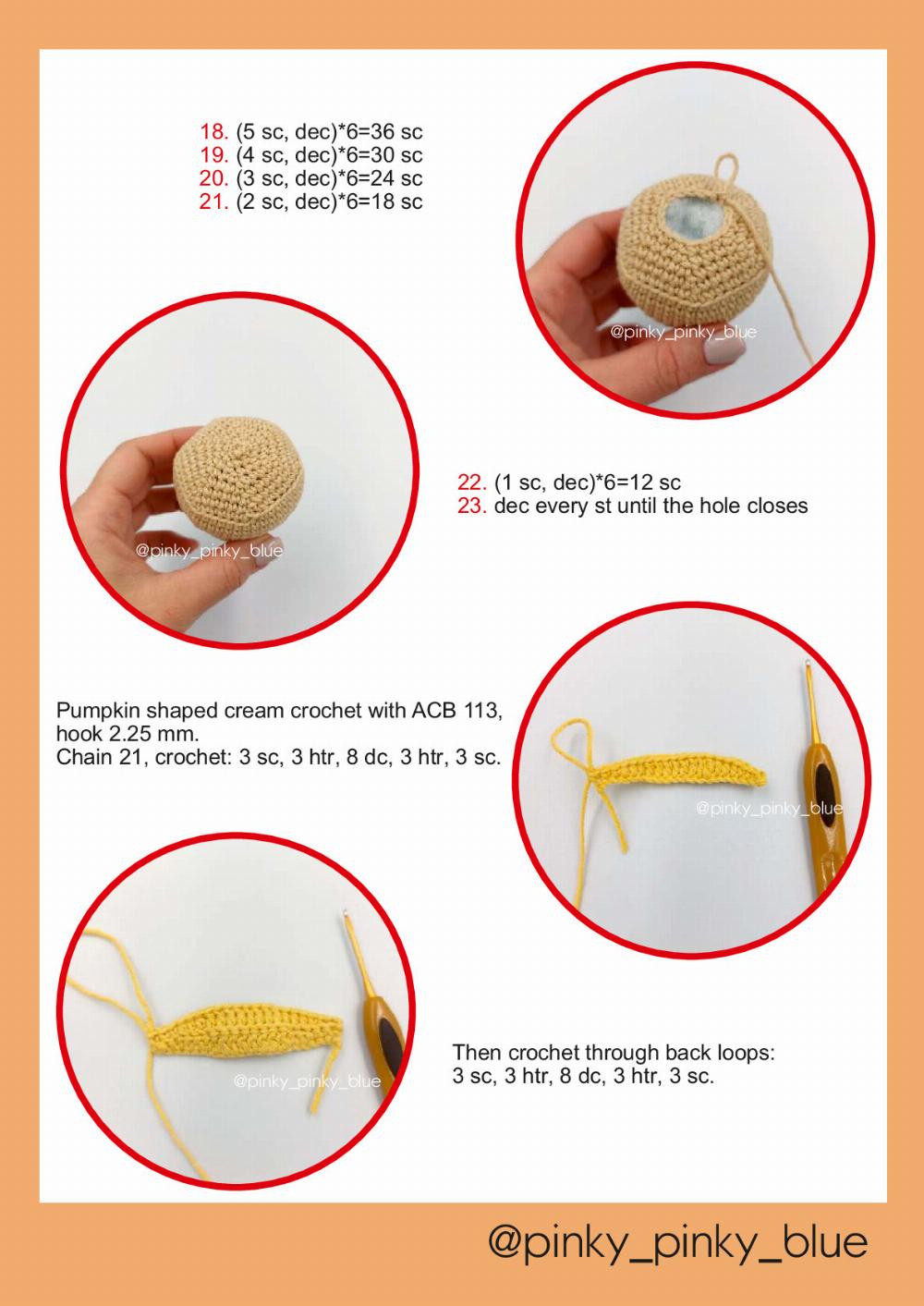 Pumpkin Spice Treats Crochet pattern